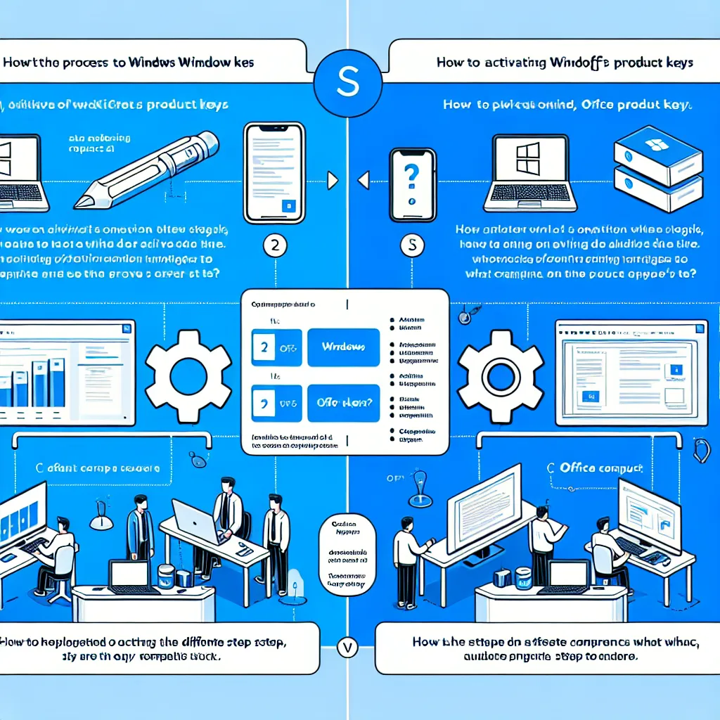 Klucze aktywacyjne: Windows vs. Office