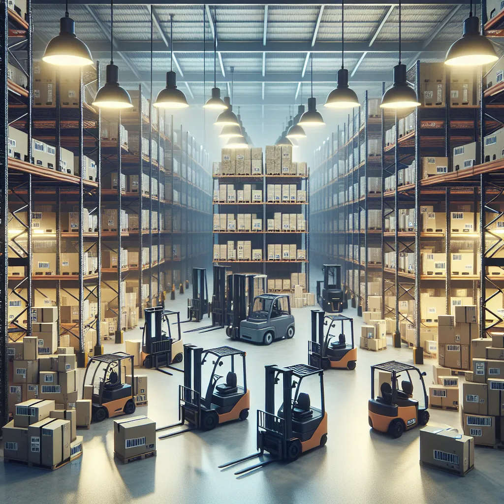 Wózki widłowe i etykieta logistyczna – klucz do efektywnego magazynu